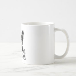 ブルドッグフランスのステンシパーソナライズされたル コーヒーマグカップ