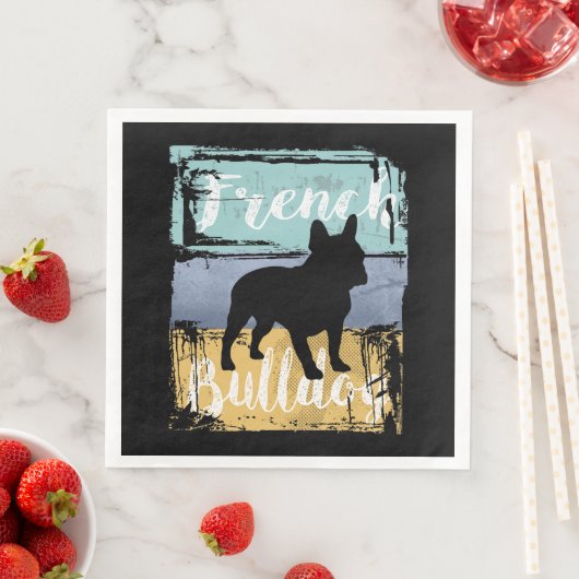 ブルドッグフランスのティー – レトロブルドッグフランスのドッグ (インサイチュ)