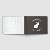 ブルドッグフランスのテーマパーティー – Baby Shower Neutral ゲストブック (全面)