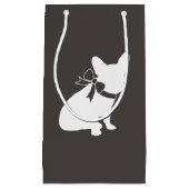 ブルドッグフランスのテーマパーティー – Baby Shower Neutral スモールペーパーバッグ (正面)