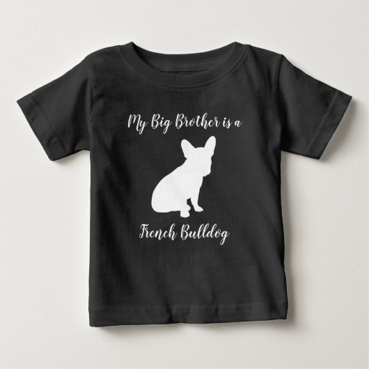 ブルドッグフランスのテーマパーティー – Baby Shower Neutral ベビーTシャツ (正面)