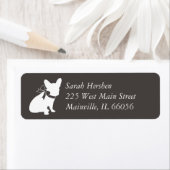 ブルドッグフランスのテーマパーティー – Baby Shower Neutral ラベル (インサイチュ)