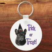 ブルドッグフランスのトリック キーホルダー (正面)