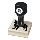 ブルドッグフランスのドッグの住所スタンプ ラバースタンプ (スタンプ)
