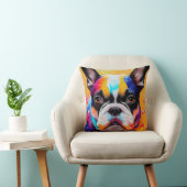ブルドッグフランスのドッグペットかわいい愛らしい動物コンパン クッション (椅子)