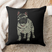 ブルドッグフランスのドッグミイラのハロウィーンギフト クッション (ブランケット)