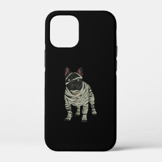 ブルドッグフランスのドッグミイラのハロウィーンギフト iPhone 12 MINI ケース