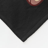 ブルドッグフランスのドッグ私は母タトゥー愛おもしろいG フリースブランケット (角)