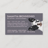 ブルドッグフランスのドッグ 名刺 (裏面)