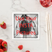 ブルドッグフランスのナプキン スタンダードカクテルナプキン (インサイチュ)