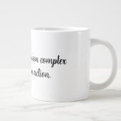 ブルドッグフランスのナポレオン複合体 ジャンボコーヒーマグカップ (右)