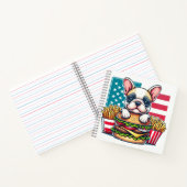 ブルドッグフランスのノート ノートブック (内部)