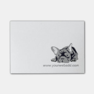 ブルドッグフランスのノート ポストイット