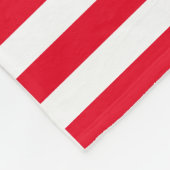 ブルドッグフランスのハッピーアメリカ7月4日アメリカ愛国者 フリースブランケット (角)