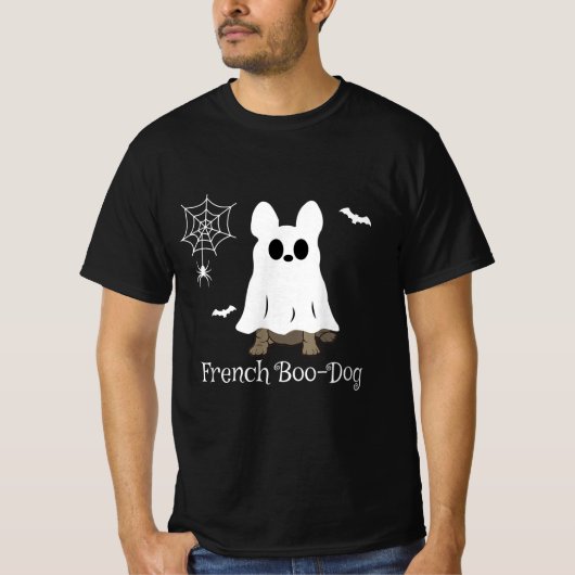 ブルドッグフランスのハロウィンフランスののブードードッグギフト Tシャツ (正面)