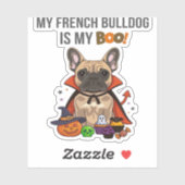 ブルドッグフランスのハロウィーンのコスチューム私のブルフランスのド シール (シート)