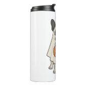 ブルドッグフランスのハロウィーンドッグ幽霊 タンブラー (回転左)