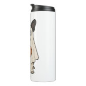 ブルドッグフランスのハロウィーンドッグ幽霊 タンブラー (回転右)