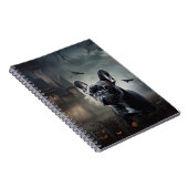 ブルドッグフランスのハロウィーン怖 ノートブック (右側)