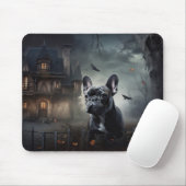 ブルドッグフランスのハロウィーン怖 マウスパッド (マウス)