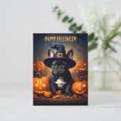 ブルドッグフランスのハロウィーン シーズンポストカード (スタンド正面)