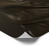 ブルドッグフランスのバイクもしくは自転車に乗る人レザージャケット ポスター (角)