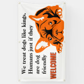 ブルドッグフランスのバナー 横断幕 (縦)