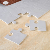 ブルドッグフランスのバレンタインデーキスをするブース ジグソーパズル (側面)