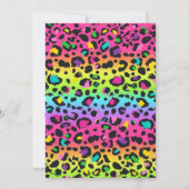 ブルドッグフランスのバースデーパーティー 招待状 (裏面)