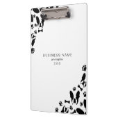 ブルドッグフランスのパターンのコーナー クリップボード (左)