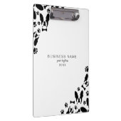 ブルドッグフランスのパターンのコーナー クリップボード (右)