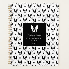 ブルドッグフランスのパターン プランナー手帳