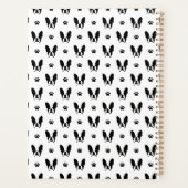 ブルドッグフランスのパターン プランナー手帳 (裏面)