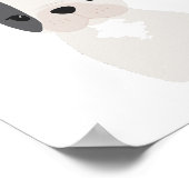 ブルドッグフランスのパピー子供部屋&キッズルームポスター ポスター (角)