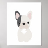 ブルドッグフランスのパピー子供部屋&キッズルームポスター ポスター (正面)