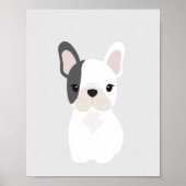 ブルドッグフランスのパピー子供部屋&キッズルームポスター ポスター (正面)