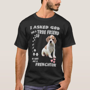 ブルドッグフランスのビーグルミックスドッグ母パパ衣装かわいい Tシャツ