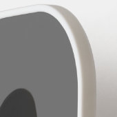 ブルドッグフランスのピックボールパドル ピックルボールラケット (左詳細)