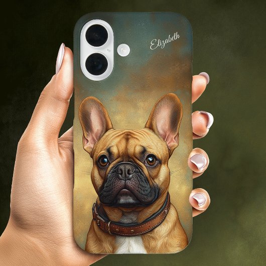 ブルドッグフランスのファウパーソナライズされたンFrenchie Case-Mate iPhoneケース