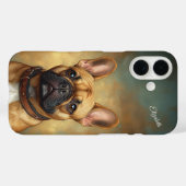 ブルドッグフランスのファウパーソナライズされたンFrenchie Case-Mate iPhoneケース (裏面 (横))