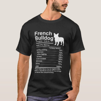 ブルドッグフランスのファクト栄養ギフトFrenchie mom D Tシャツ