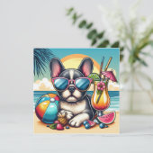 ブルドッグフランスのフラットカード (スタンド正面)