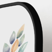 ブルドッグフランスのフラワーズピックルボールフレンチーキス ピックルボールラケット (左詳細)