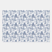 ブルドッグフランスのフレンチエブルートワール ラッピングペーパーシート (正面)