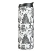 ブルドッグフランスのフレンチエ黒トワール タンブラー (回転左)