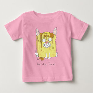 ブルドッグフランスのフレンチドッグおもしろい ベビーTシャツ