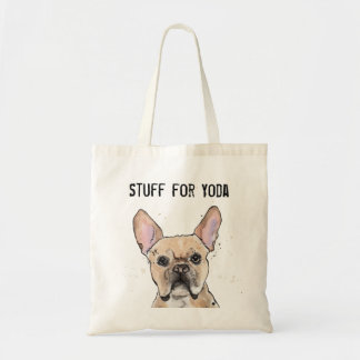 ブルドッグフランスのフレンチー犬のショッパーおもしろいトートバッグ トートバッグ