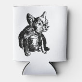 ブルドッグフランスのブルドッグカスタムクーラーボックス 缶クーラー (正面)