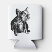 ブルドッグフランスのブルドッグカスタムクーラーボックス 缶クーラー (裏面)