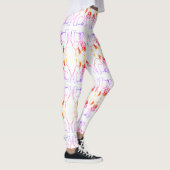 ブルドッグフランスのブルドッグ子犬ピンクかわいいレギンス レギンス (右)